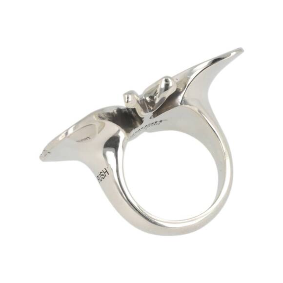 NEW AMBUSH women\'s butterfly ring in silver